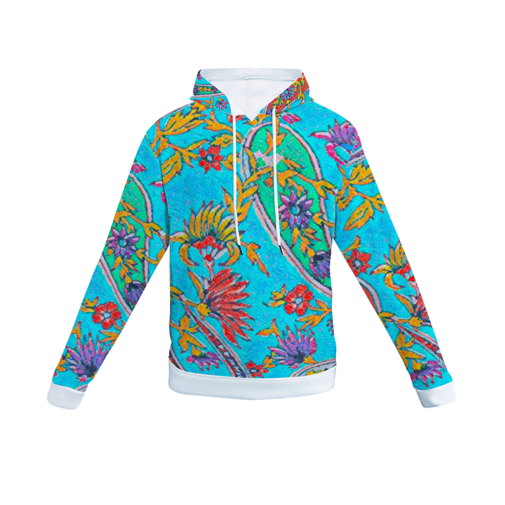 Customizable Unisex All Over Print Plush Hoodies with Pockets