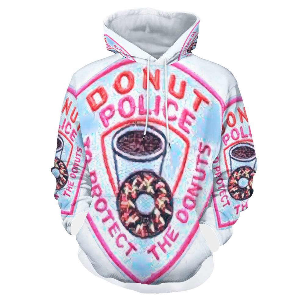 Customizable Unisex All Over Print Plush Hoodies with Pockets