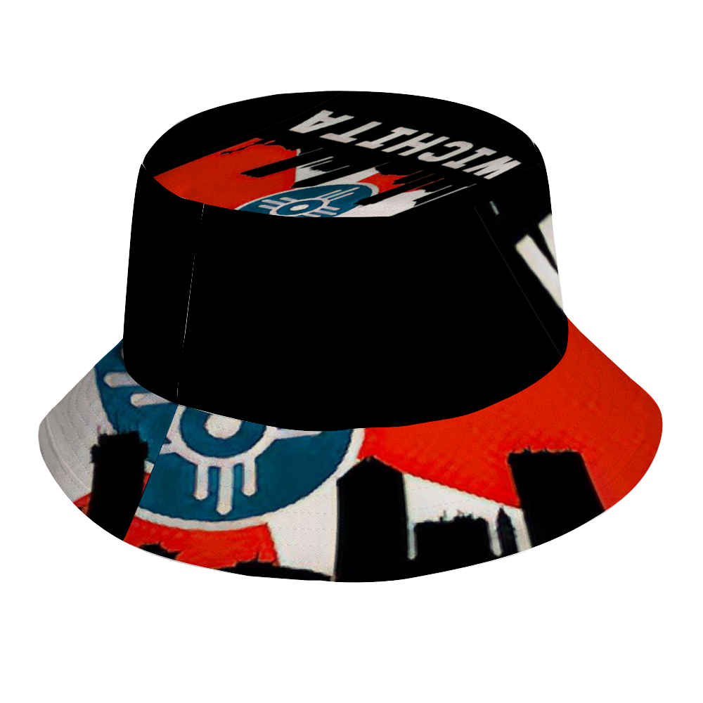 Custom Hats All Over Print Bucket Hat with Customized Under Brim