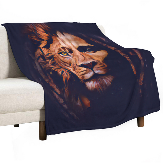 60" × 80" Custom Blankets Thin Flannel Blanket 1 Side Printing