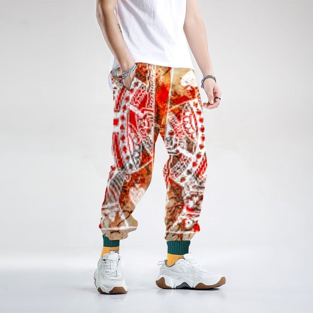 Custom Unisex All Over Print Long Casual Baggy Jogger Pants