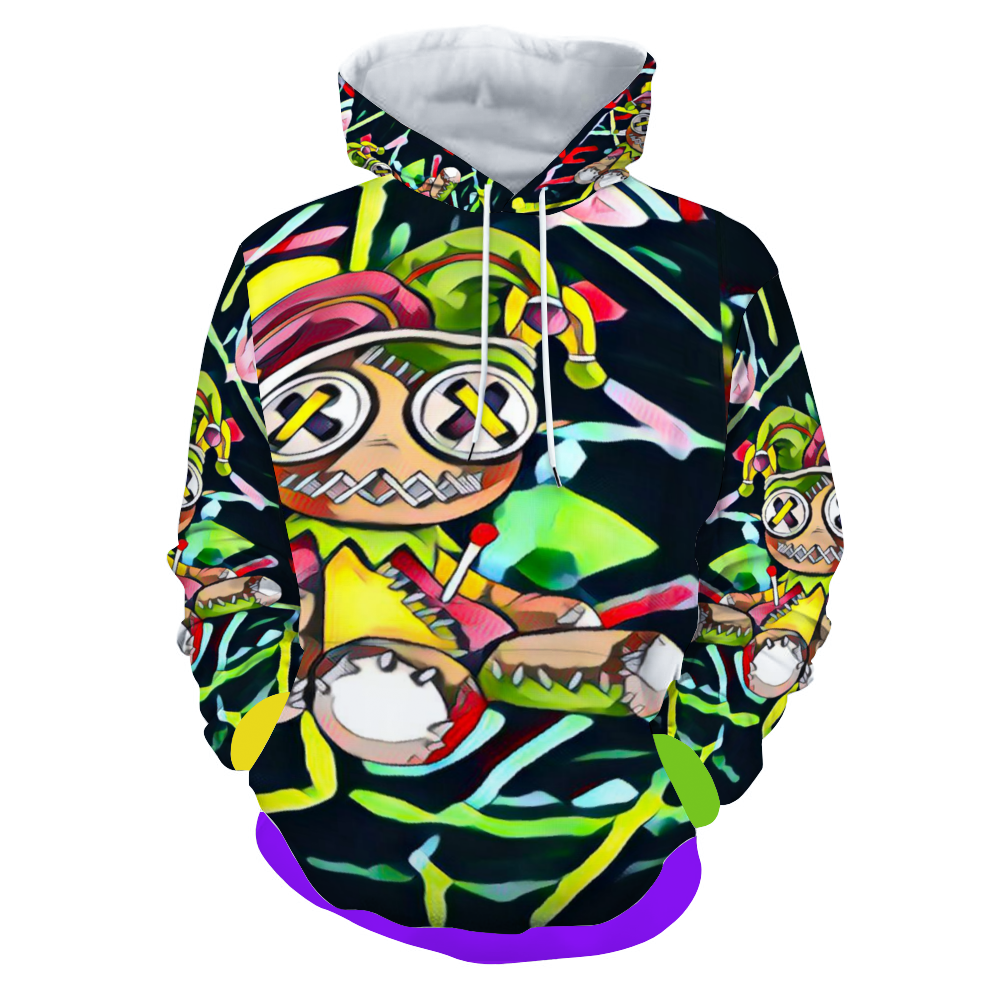 Customizable Unisex All Over Print Plush Hoodies with Pockets