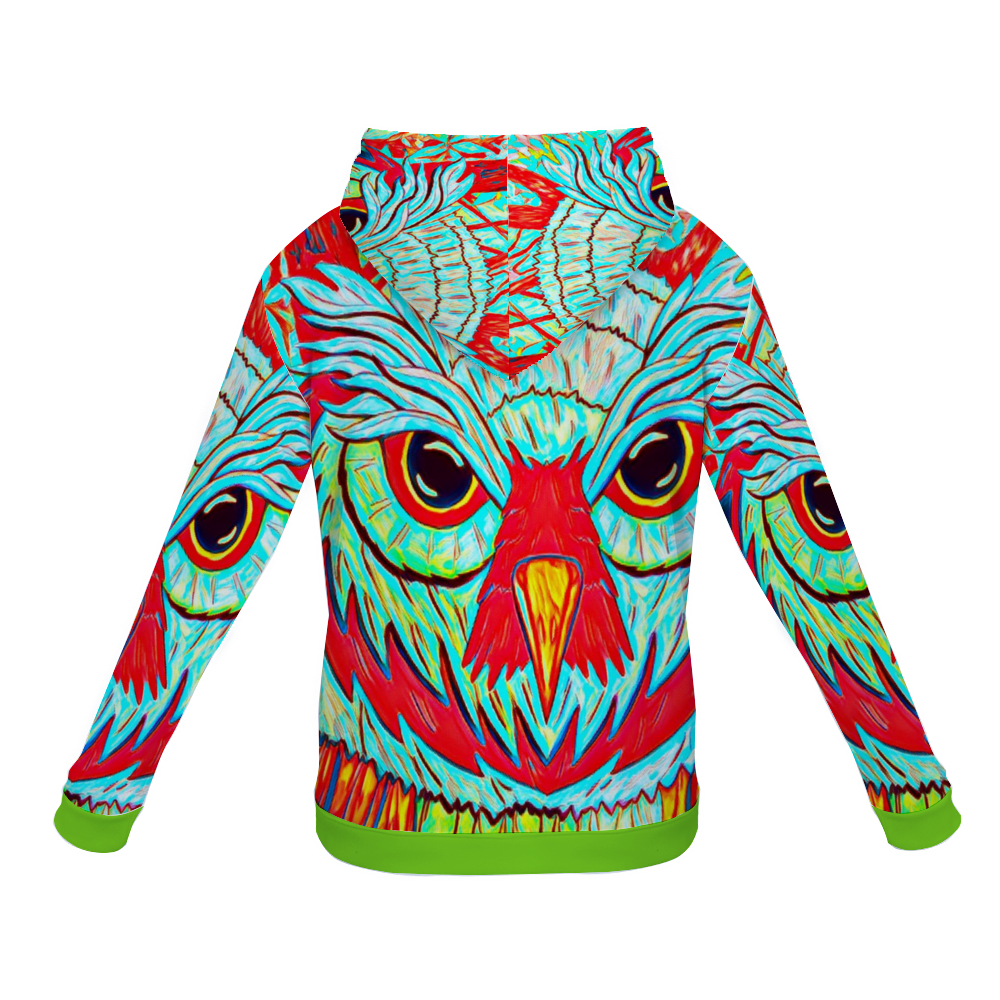 Customizable Unisex All Over Print Plush Hoodies with Pockets