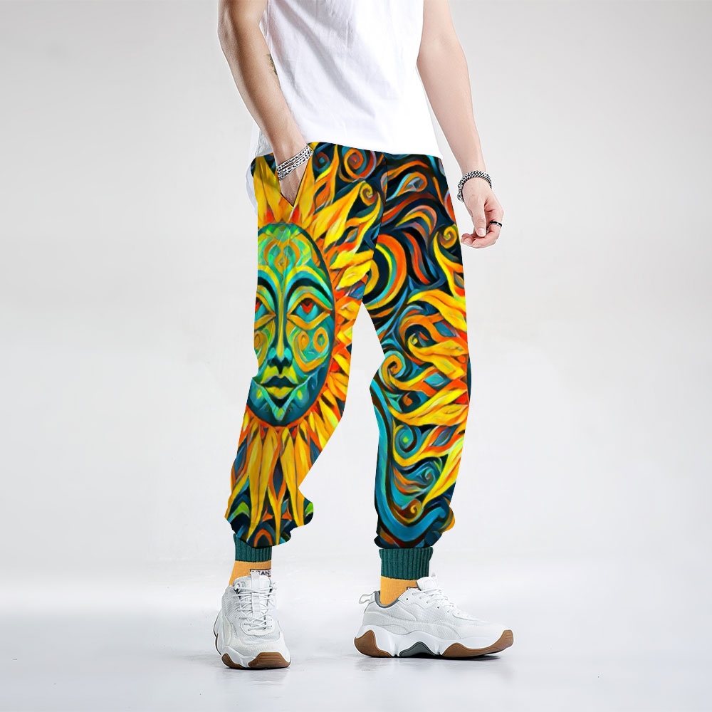 Custom Unisex All Over Print Long Casual Baggy Jogger Pants