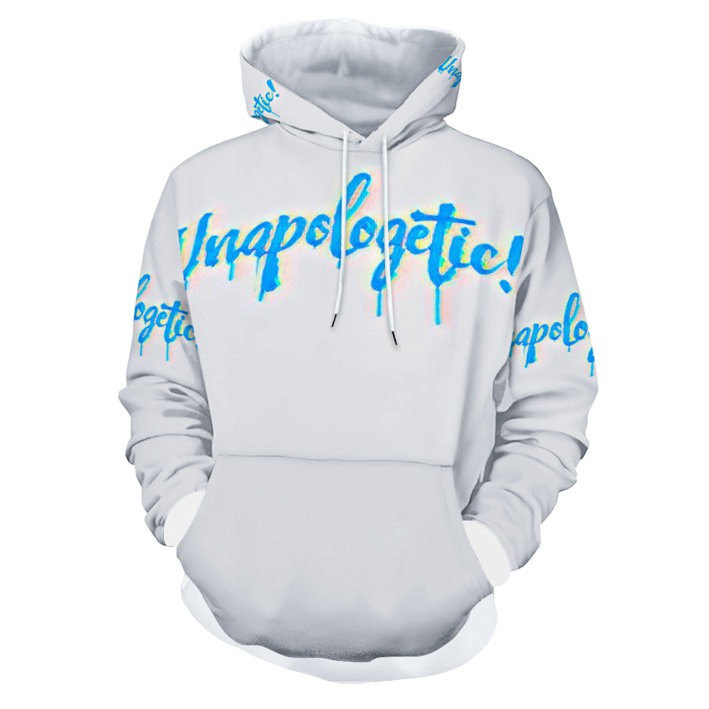 Customizable Unisex All Over Print Plush Hoodies with Pockets