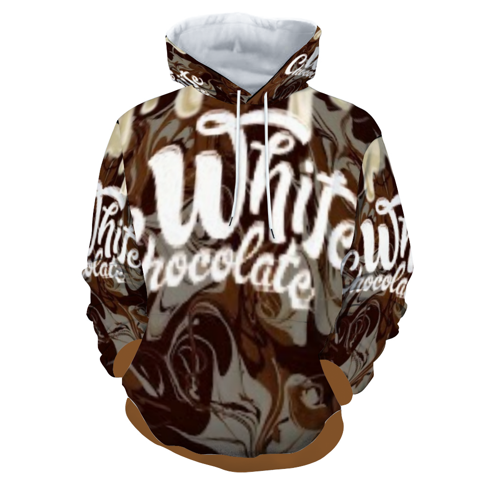 Customizable Unisex All Over Print Plush Hoodies with Pockets