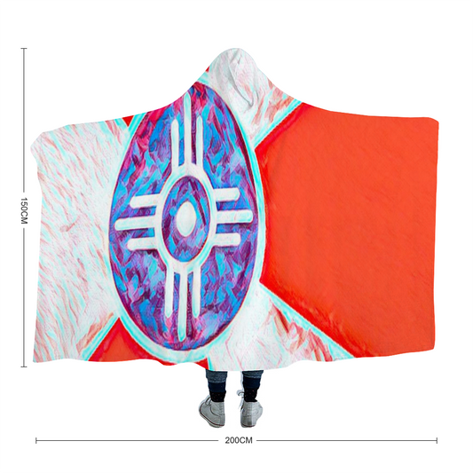 Custom Fleece Hooded Blankets Oversized Hooded blankets for adults