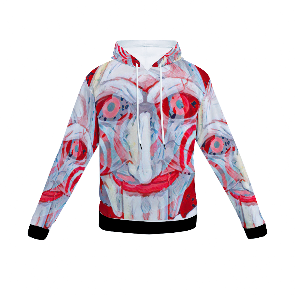 Customizable Unisex All Over Print Plush Hoodies with Pockets