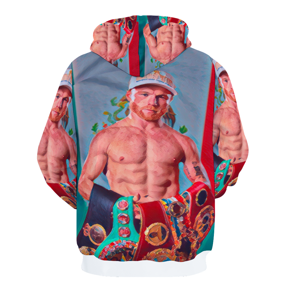 Customizable Unisex All Over Print Plush Hoodies with Pockets