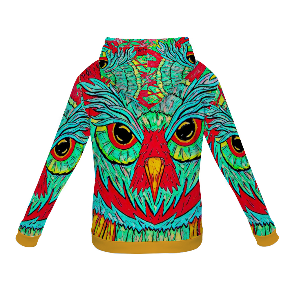 Customizable Unisex All Over Print Plush Hoodies with Pockets