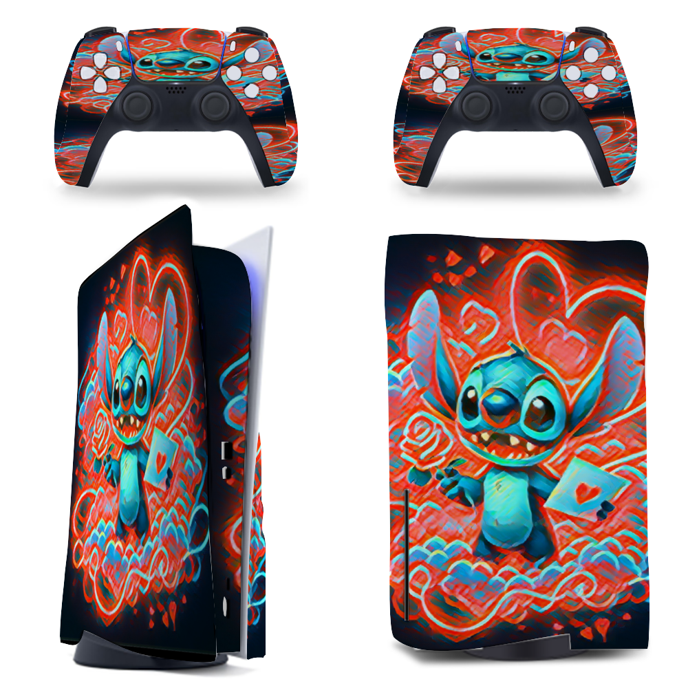 Custom  Sticker for PS5 Controller PS5 Console Sticker  Digital Version and Disc Version