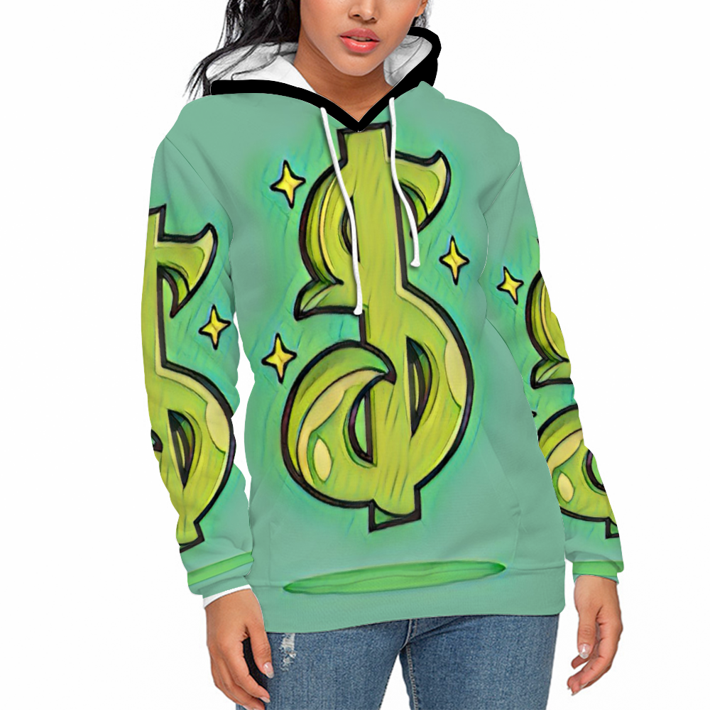 Custom Hoodies Unisex All Over Print Plush Hoodies with Pockets