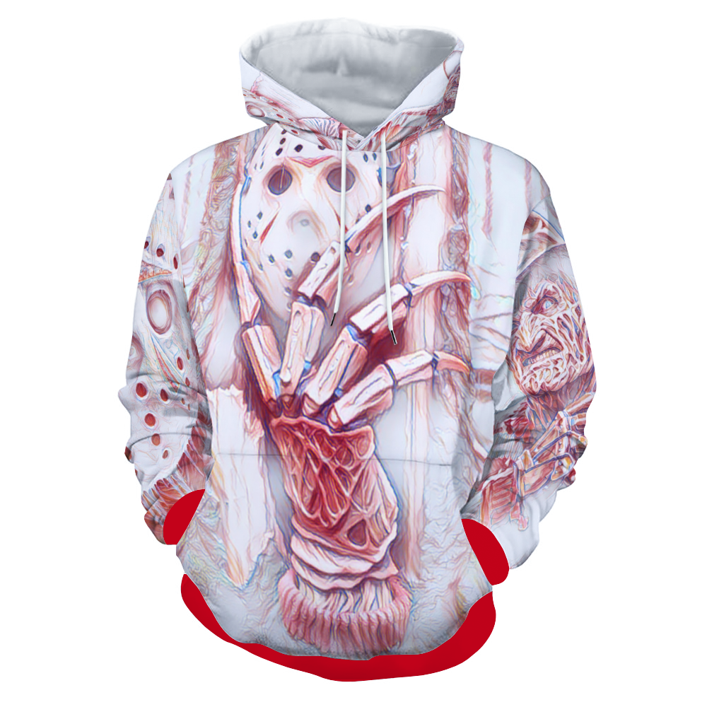 Customizable Unisex All Over Print Plush Hoodies with Pockets