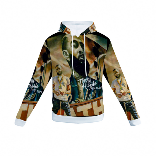 Customizable Unisex All Over Print Plush Hoodies with Pockets