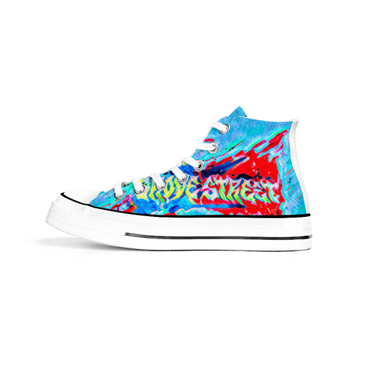 Custom Shoes Unisex High Top Canvas Shoes