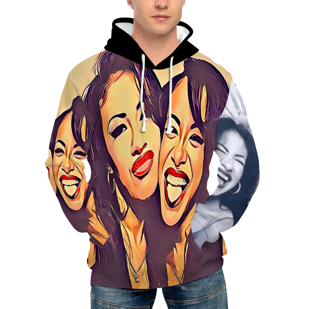 Custom Hoodies Unisex All Over Print Plush Hoodies with Pockets