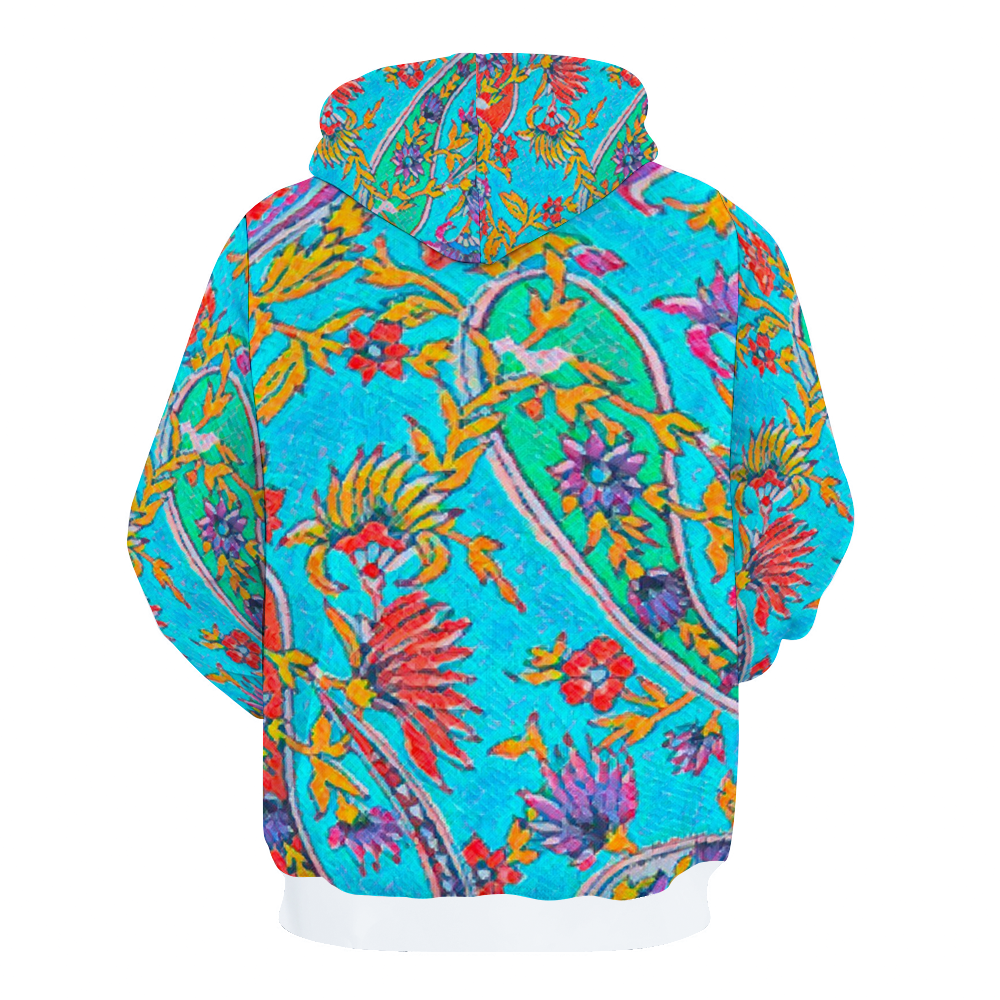 Customizable Unisex All Over Print Plush Hoodies with Pockets