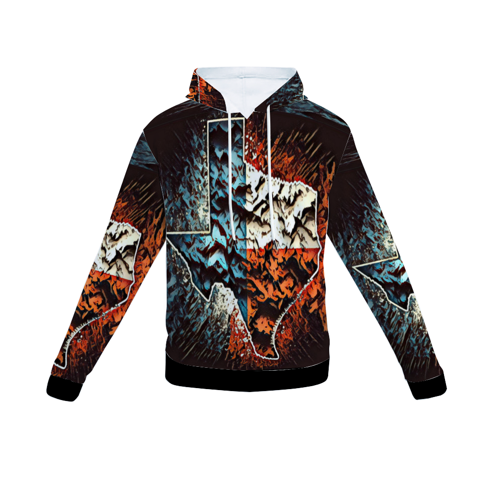 Customizable Unisex All Over Print Plush Hoodies with Pockets