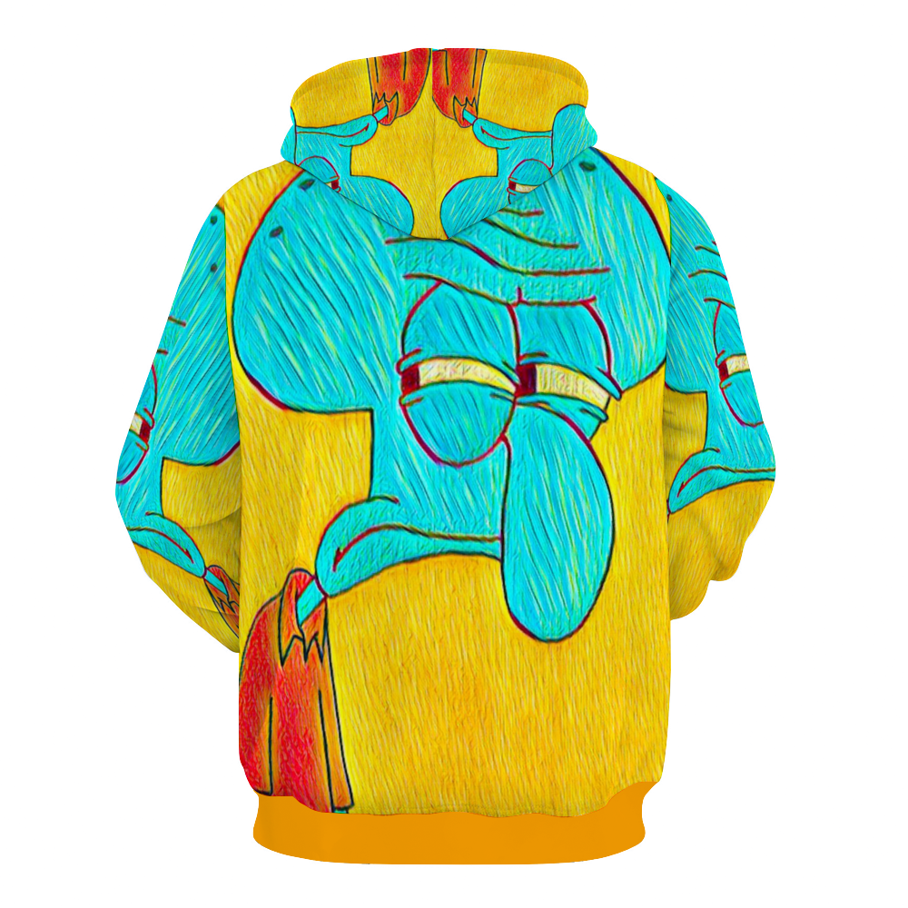 Customizable Unisex All Over Print Plush Hoodies with Pockets