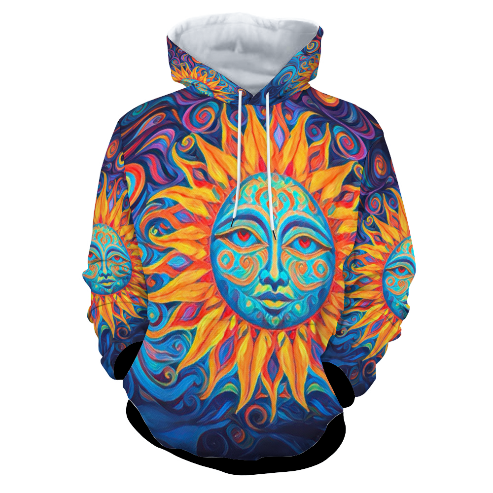 Customizable Unisex All Over Print Plush Hoodies with Pockets