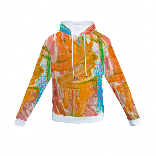 Customizable Unisex All Over Print Plush Hoodies with Pockets