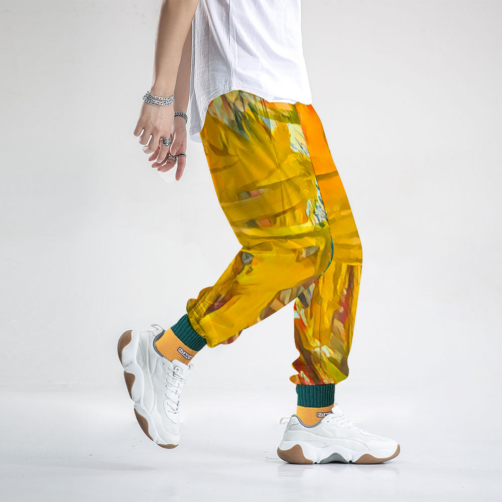 Custom Unisex All Over Print Long Casual Baggy Jogger Pants