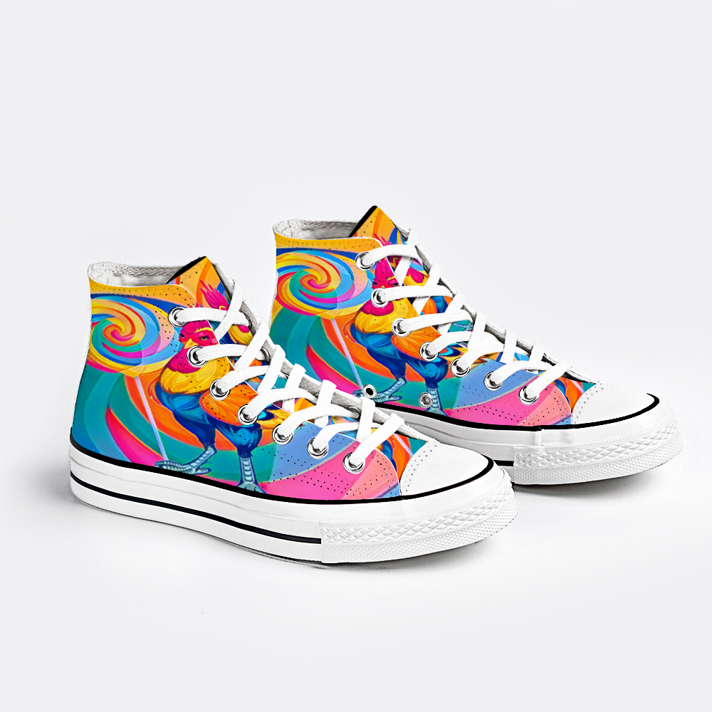 Custom Shoes Unisex High Top Canvas Shoes