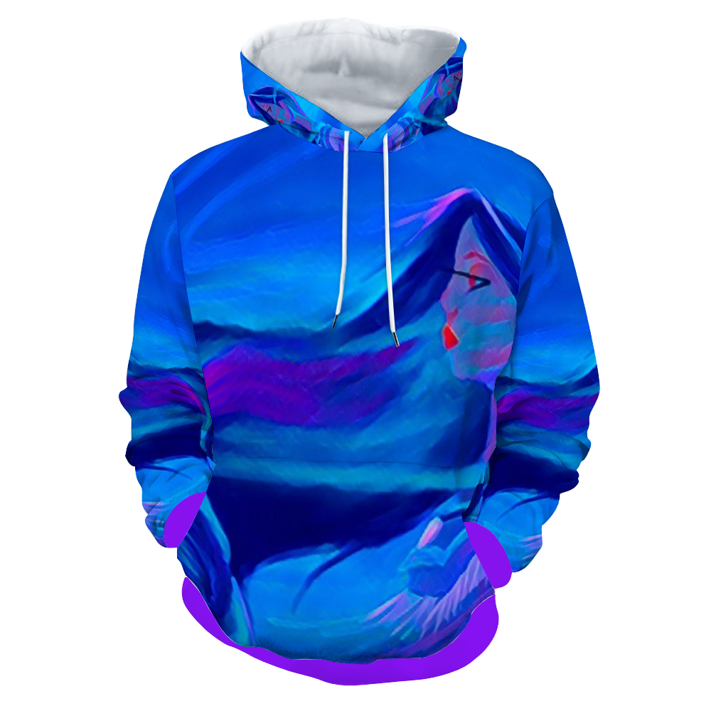 Customizable Unisex All Over Print Plush Hoodies with Pockets