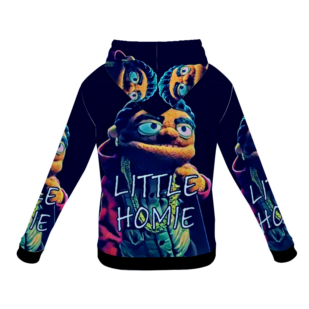 Customizable Unisex All Over Print Plush Hoodies with Pockets