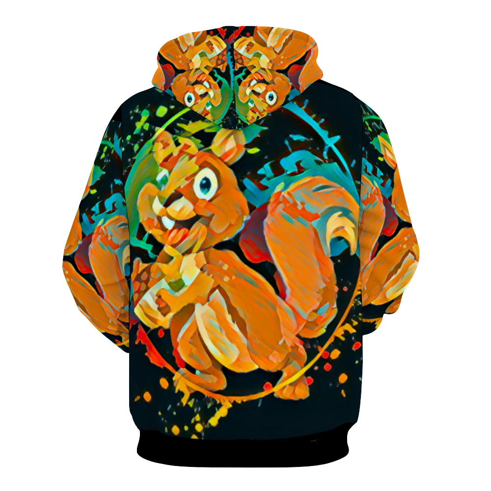 Customizable Unisex All Over Print Plush Hoodies with Pockets