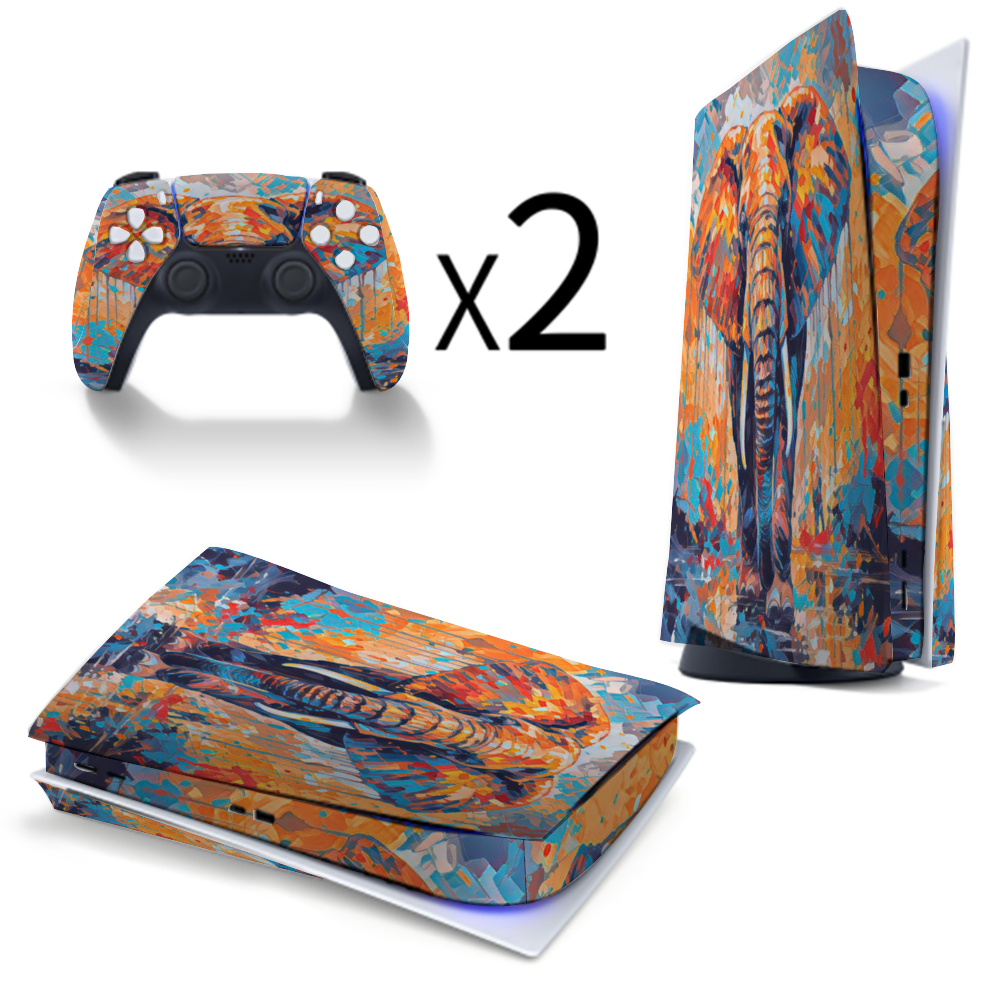 Custom  Sticker for PS5 Controller PS5 Console Sticker  Digital Version and Disc Version