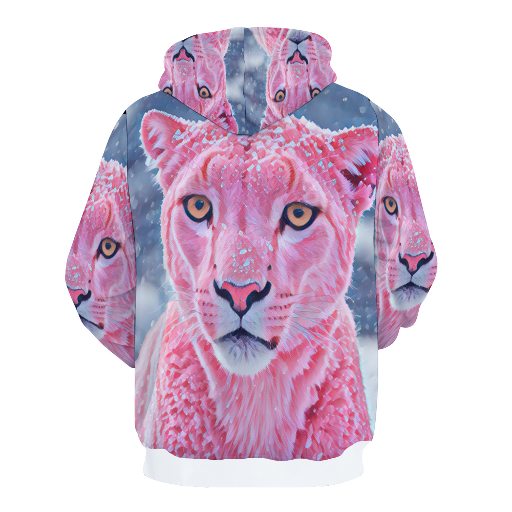 Customizable Unisex All Over Print Plush Hoodies with Pockets