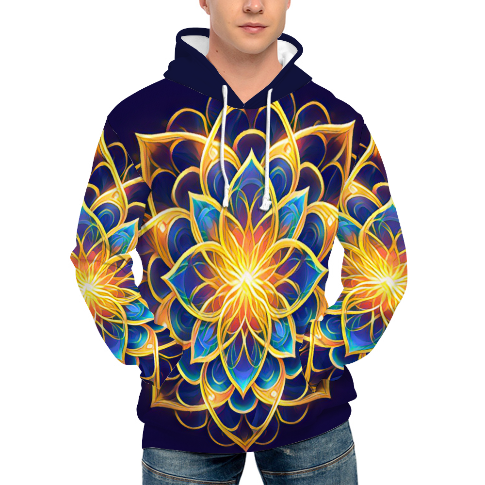 Custom Hoodies Unisex All Over Print Plush Hoodies with Pockets