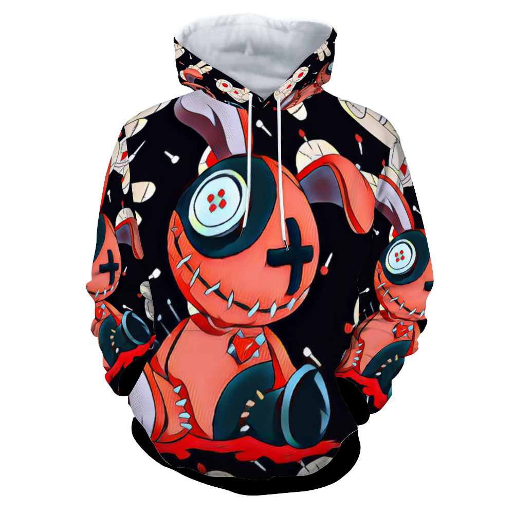 Customizable Unisex All Over Print Plush Hoodies with Pockets