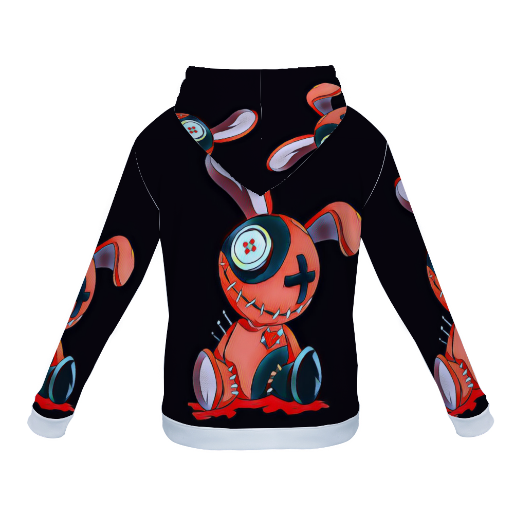 Customizable Unisex All Over Print Plush Hoodies with Pockets