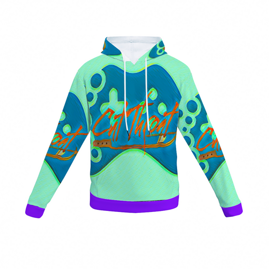 Customizable Unisex All Over Print Plush Hoodies with Pockets