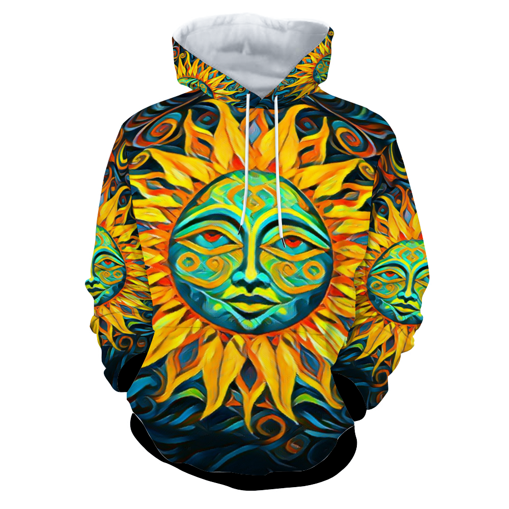 Customizable Unisex All Over Print Plush Hoodies with Pockets