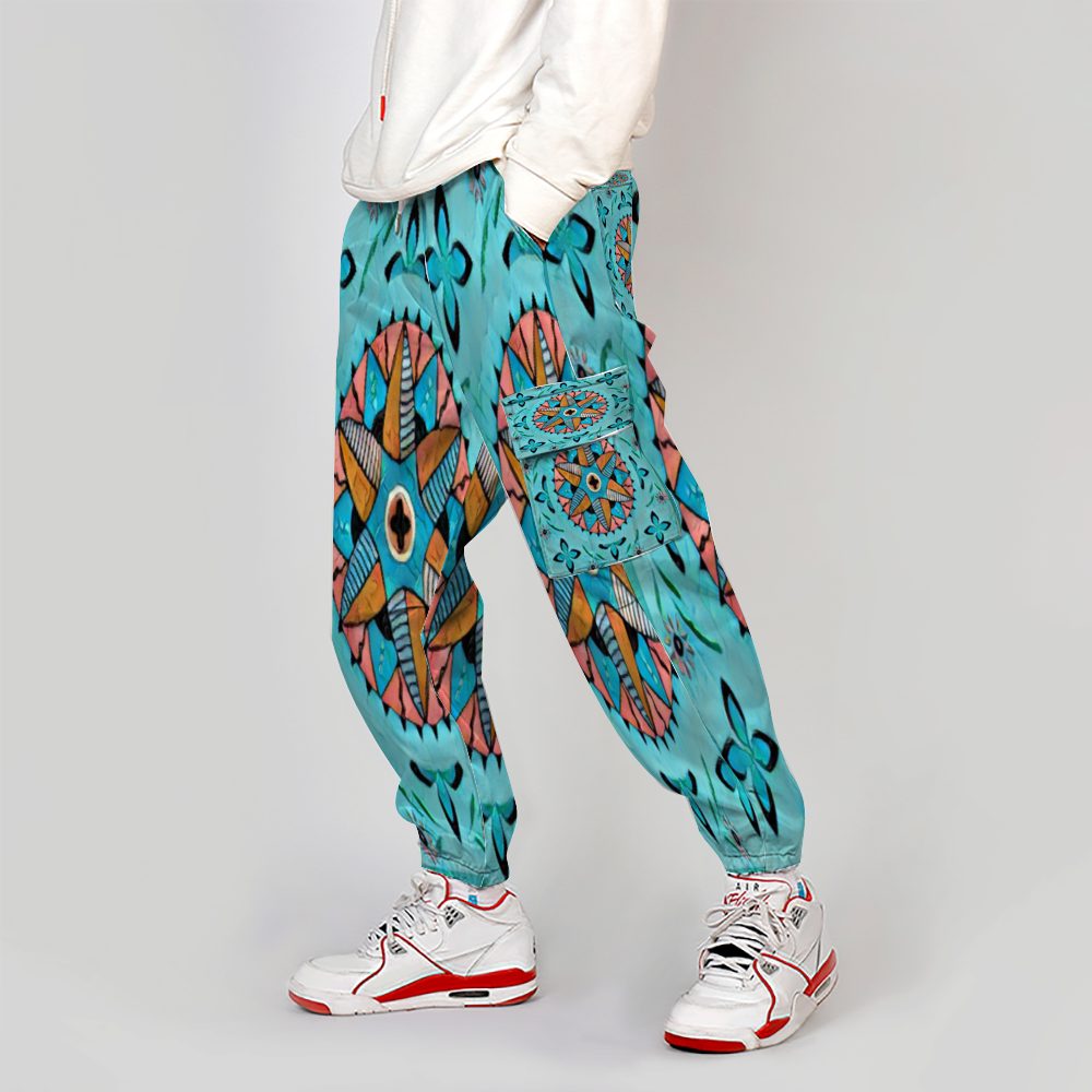 Custom Unisex All Over Print Long Casual Baggy Jogger Pants