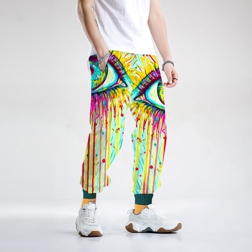 Custom Unisex All Over Print Long Casual Baggy Jogger Pants