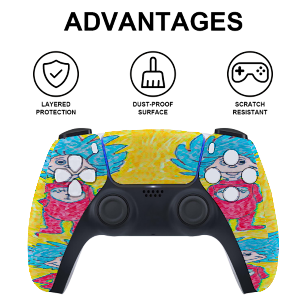 Custom  Sticker for PS5 Controller PS5 Console Sticker  Digital Version and Disc Version