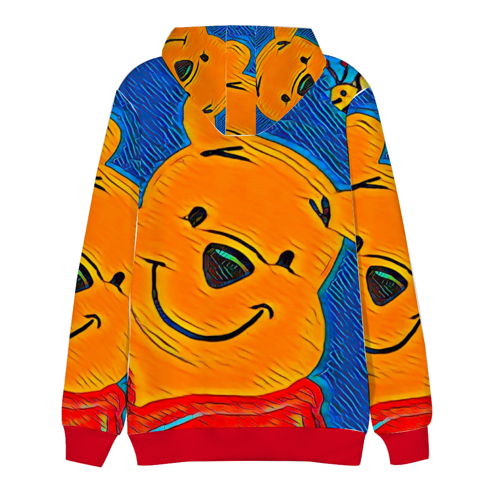 Custom Unisex Hoodies Novelty Pullover Sweatshirts  without Pockets