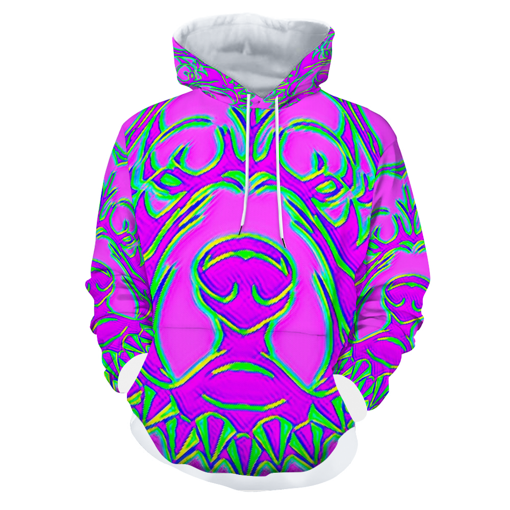 Customizable Unisex All Over Print Plush Hoodies with Pockets