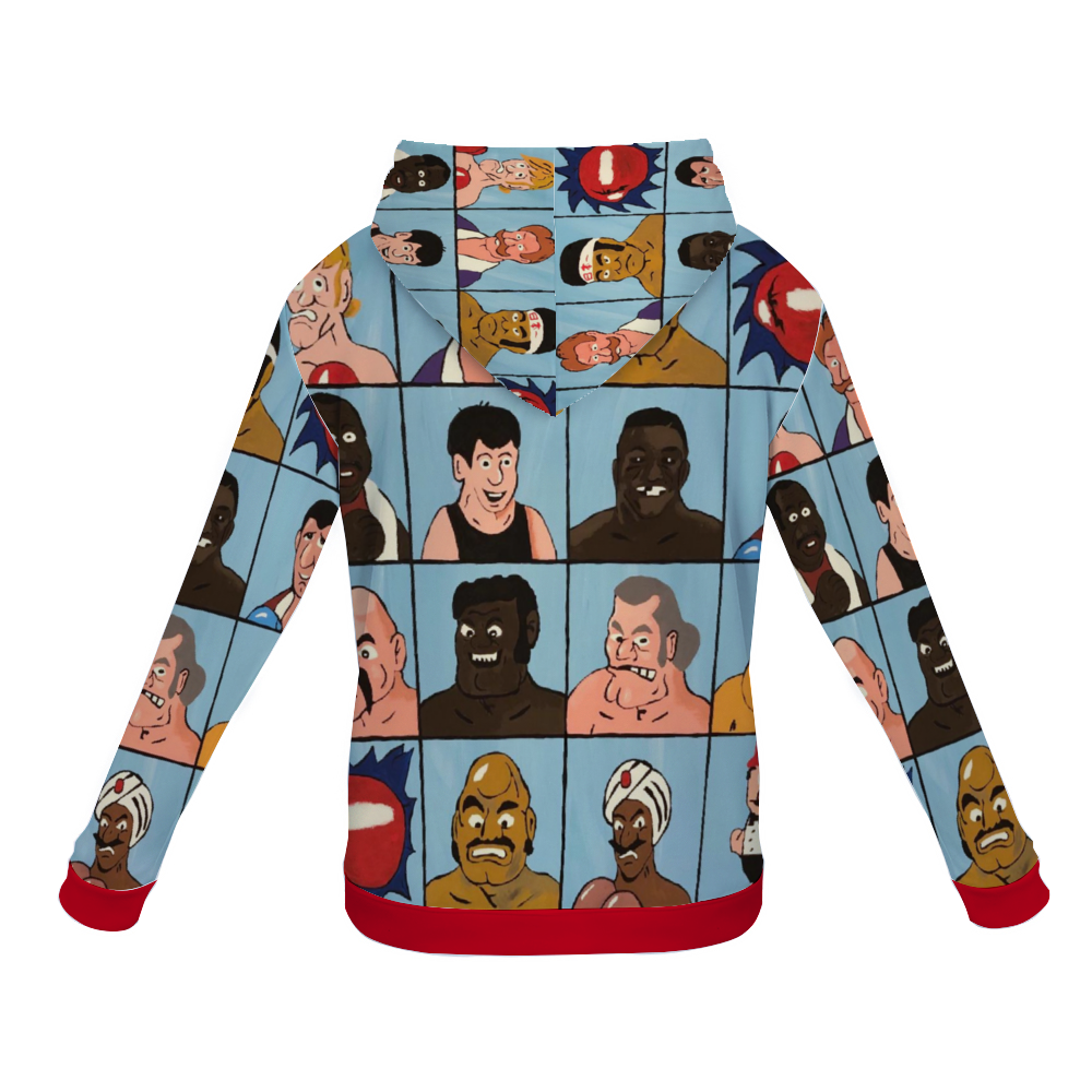 Customizable Unisex All Over Print Plush Hoodies with Pockets