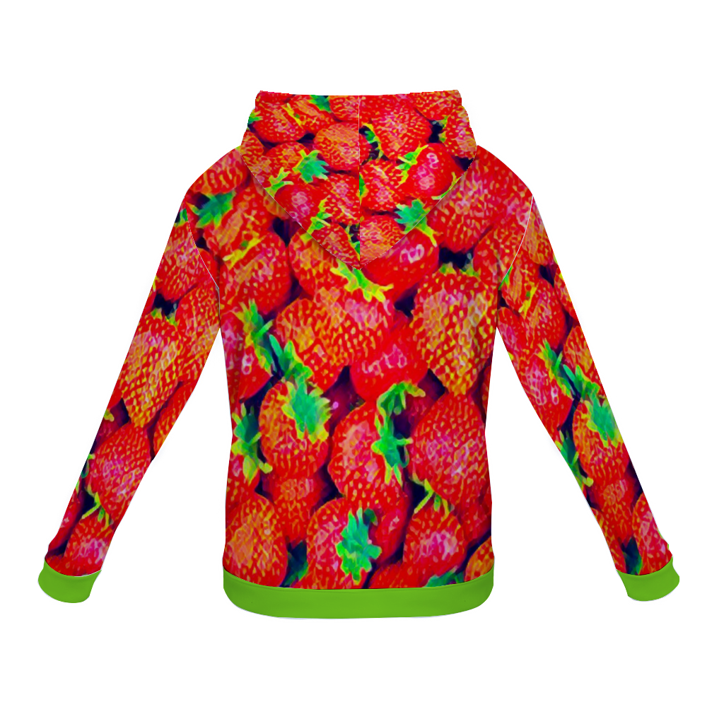 Customizable Unisex All Over Print Plush Hoodies with Pockets