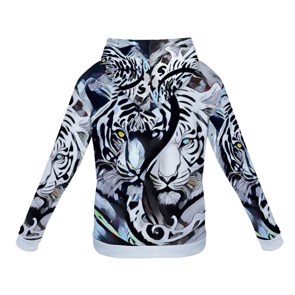 Customizable Unisex All Over Print Plush Hoodies with Pockets