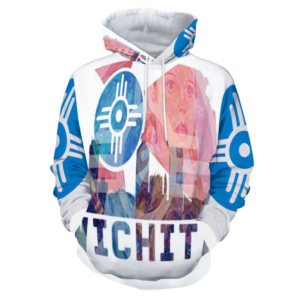 Customizable Unisex All Over Print Plush Hoodies with Pockets