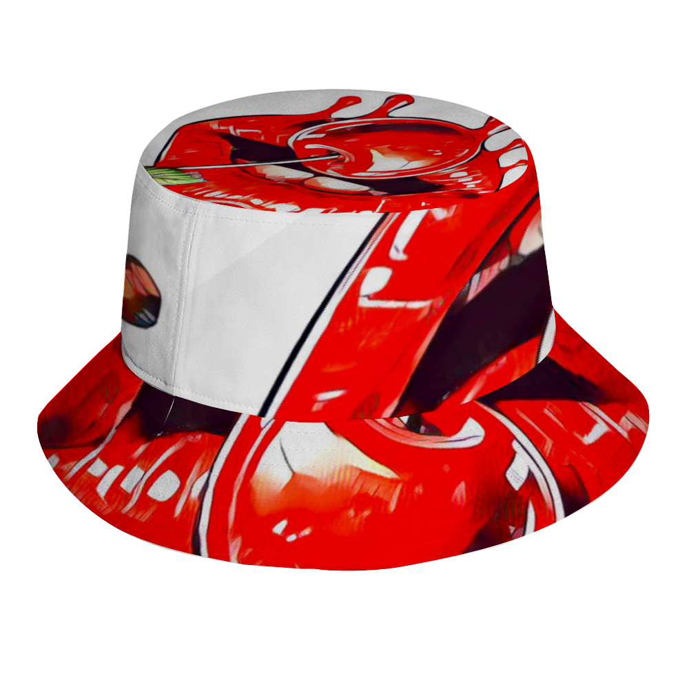 Custom Hats All Over Print Bucket Hat with Customized Under Brim