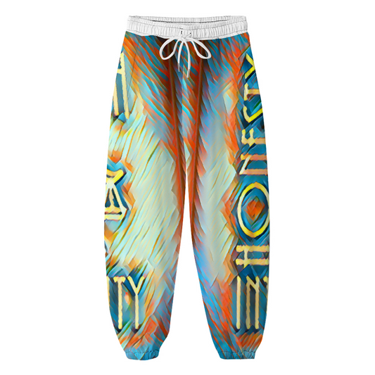 Custom Unisex All Over Print Long Casual Baggy Jogger Pants