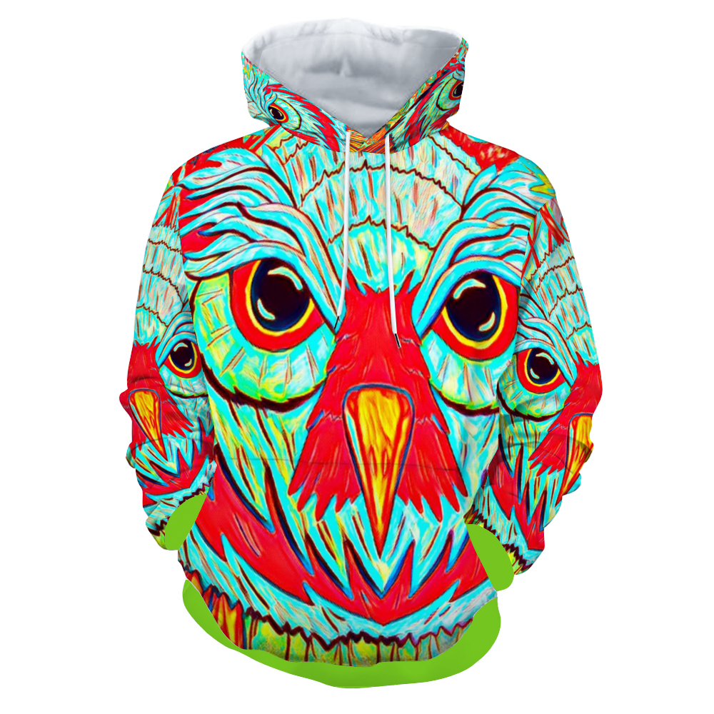 Customizable Unisex All Over Print Plush Hoodies with Pockets