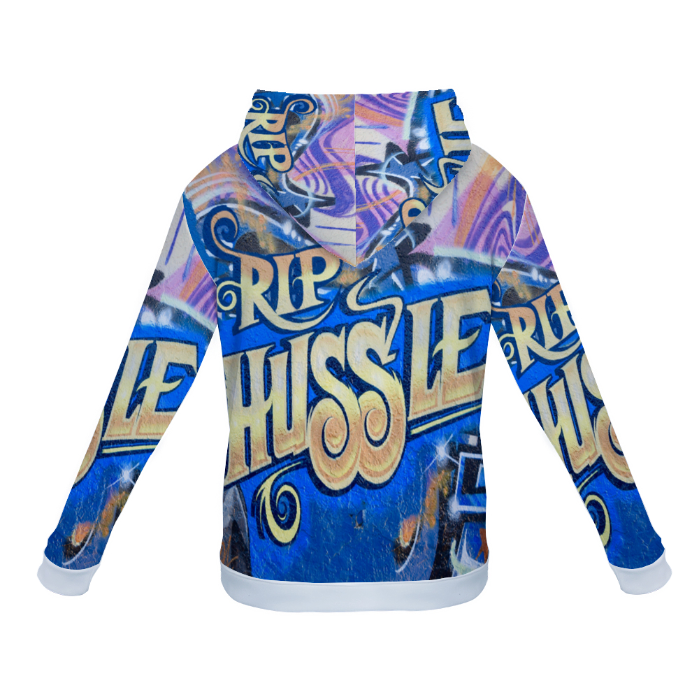 Customizable Unisex All Over Print Plush Hoodies with Pockets